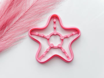 Starfish Trinket Dish Cutter | Trinket Dish Clay Cutter | Coaster Polymer Clay Cutter